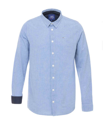 Chemises homme : chemises à motifs, en lin - Terre de Marins