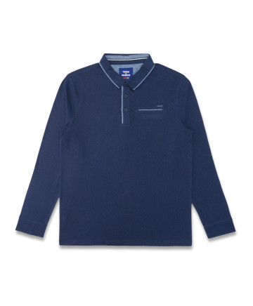 POLO ML INDIGO ORDON