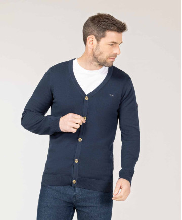 CARDIGAN TRICOT INDIGO GAYLORD